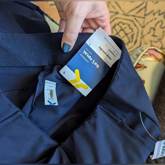 NWT Old Navy High-Waisted PowerSoft Wide-Leg Pants - Picture 3 of 11